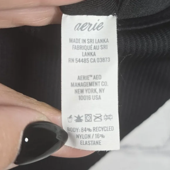 Aerie Scooped Longline Bikini Top Size XXL - Picture 5 of 10